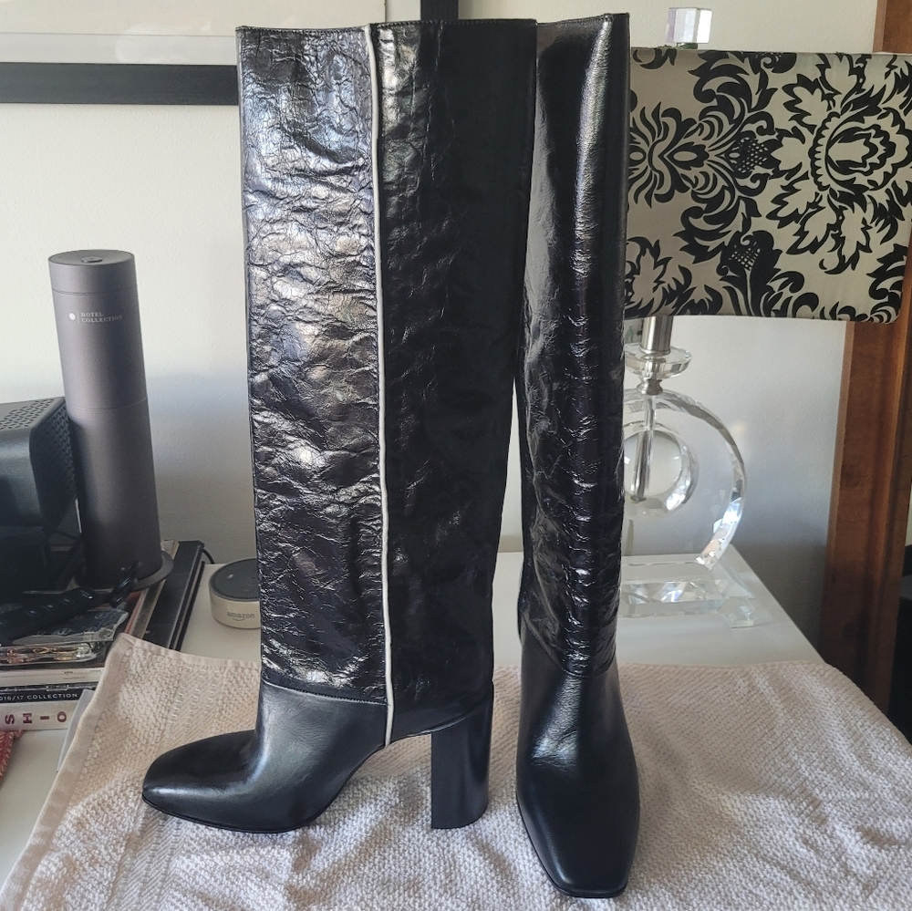 RAG & BONE Leather Knee Boot - Picture 9 of 16